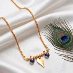 Mayura Blue Stone Thali Chain