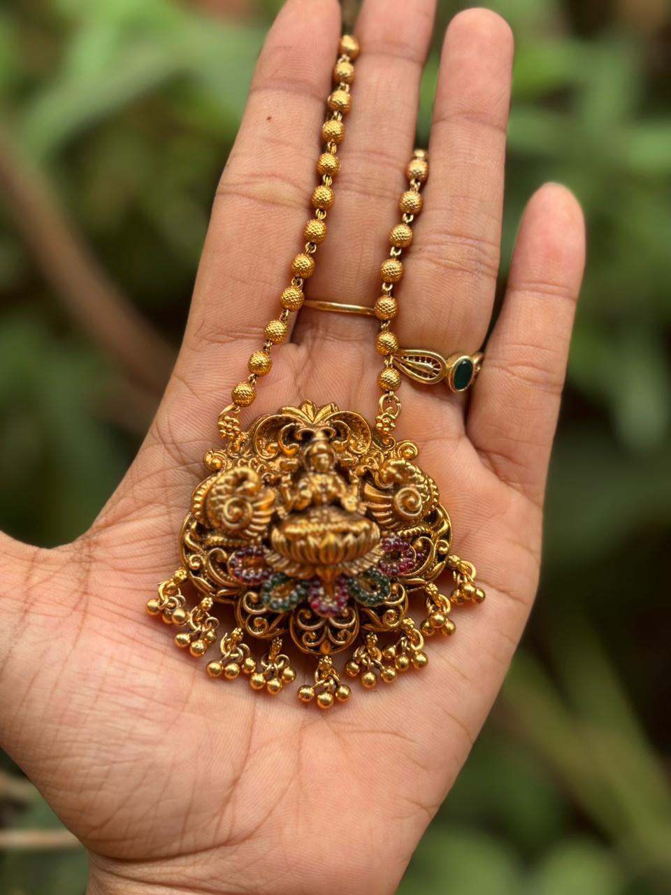Ashta Lakshmi Pendant Set - Image 2