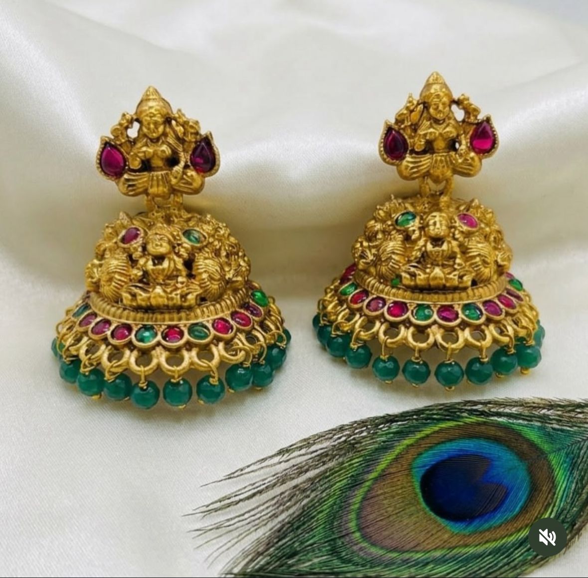MultiStone Lakshmi Jumka - Image 2
