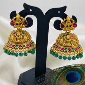MultiStone Lakshmi Jumka