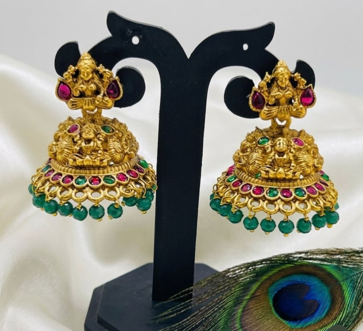 MultiStone Lakshmi Jumka