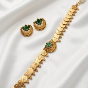 Coin Lotus Choker